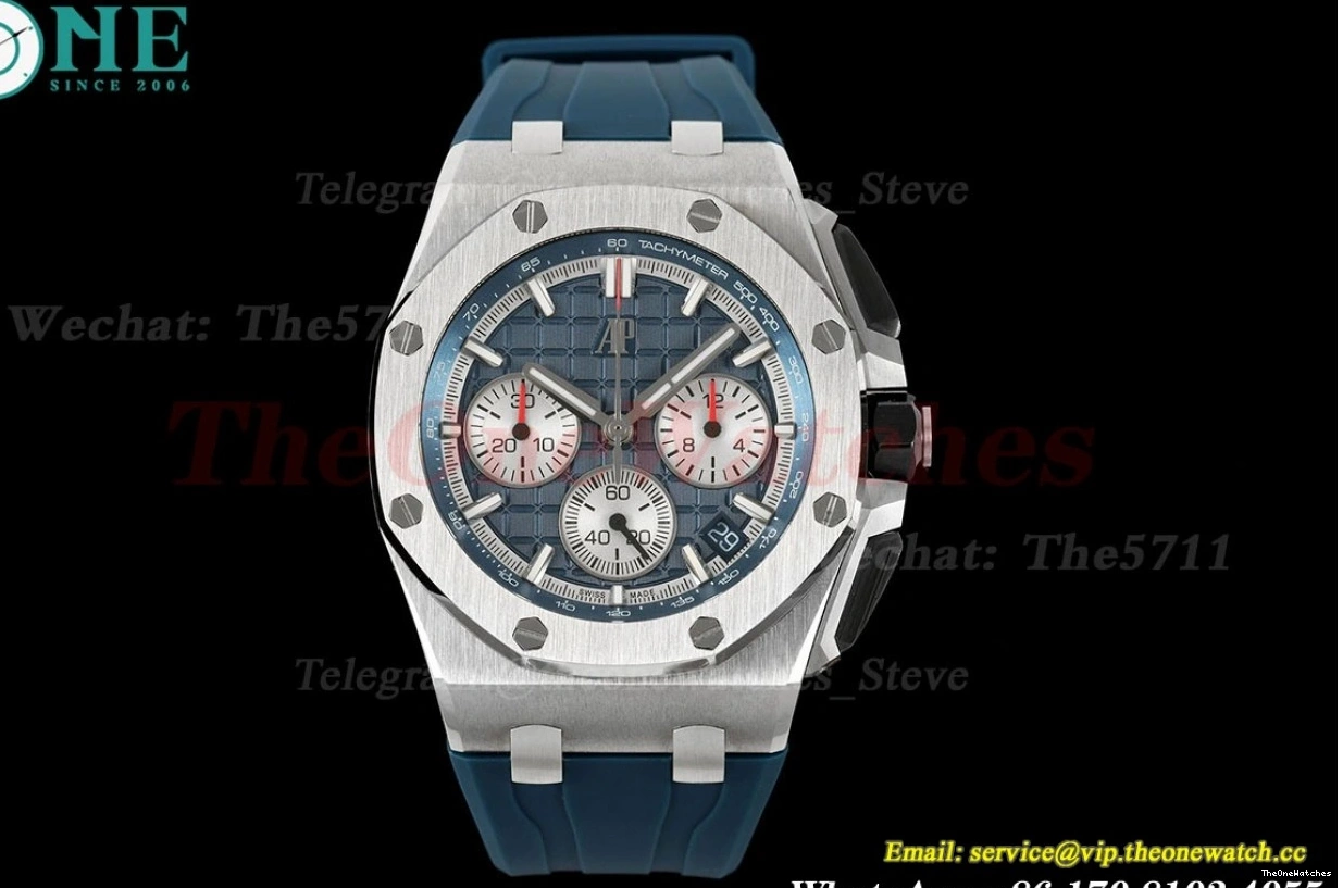 SS Oak Offshore 26420 Royal Wht APPF Blue A4401 RU 43mm 0331